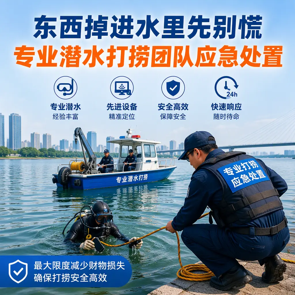 淮阴东西掉进水里先别慌,专业潜水打捞团队应急处置