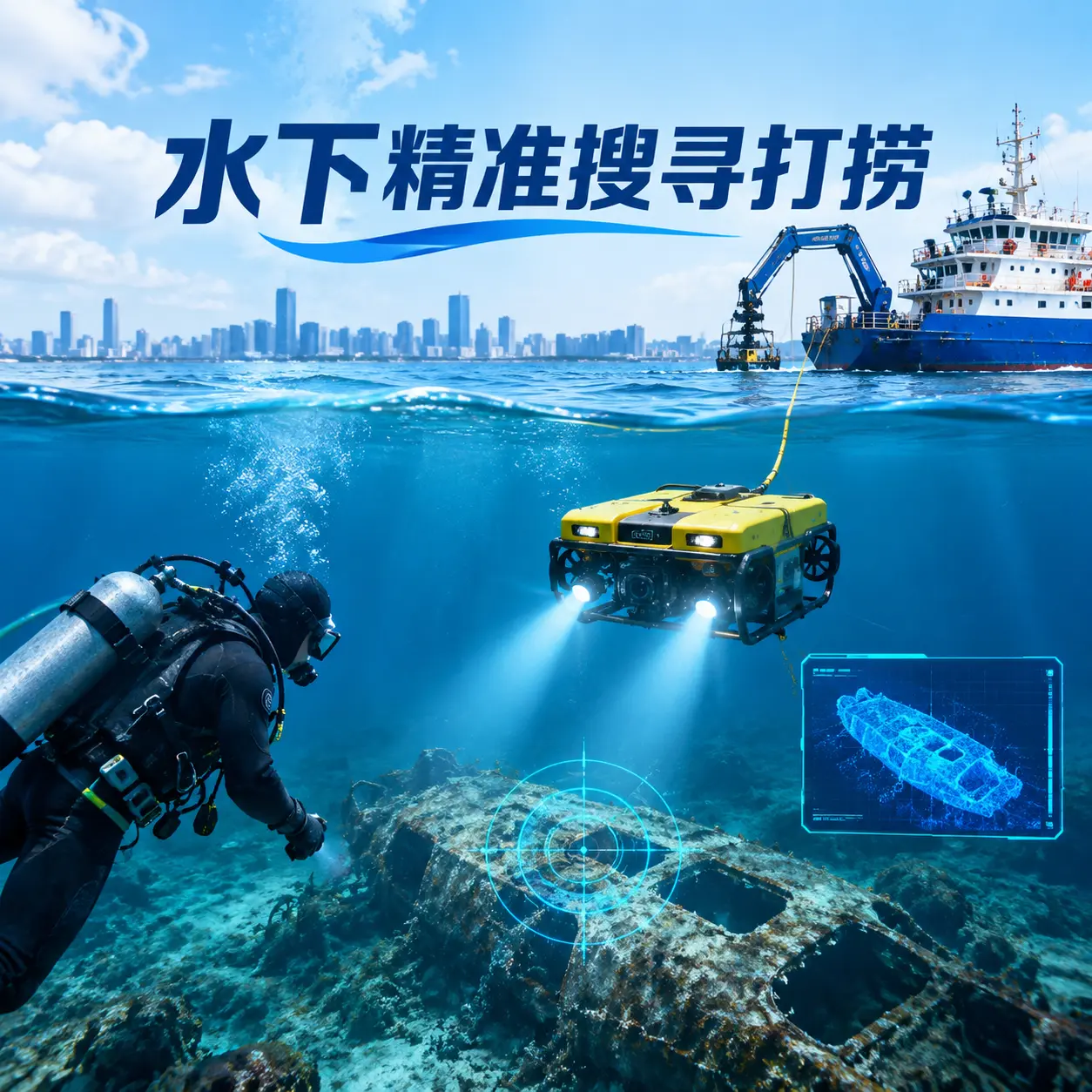 淮阴水下精准搜寻打捞